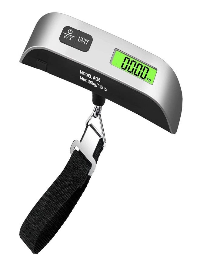 Importados unknown Luggage Scale, Digital Portable Handheld Suitcase, Travel Hanging Baggage with Backlit LCD Display, 50kg/110Pounds - Image 1